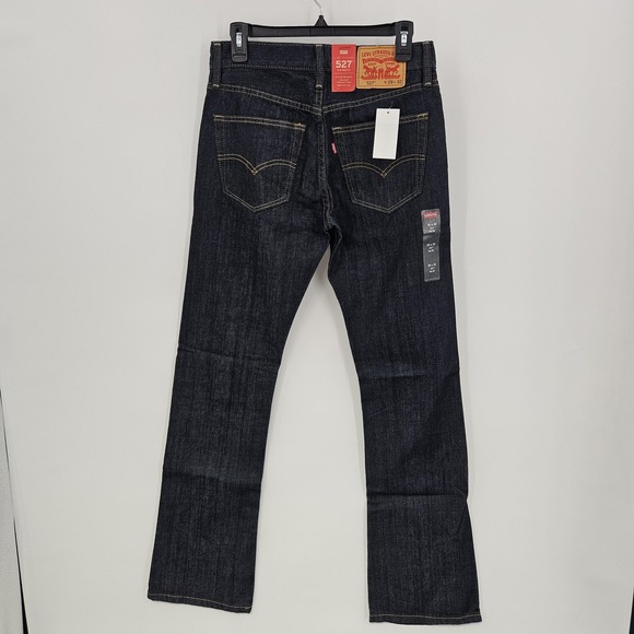 Levis 527 Jeans Mens 29x32 Slim Bootcut Dark Wash Western‎ Cowboy - Picture 3 of 13